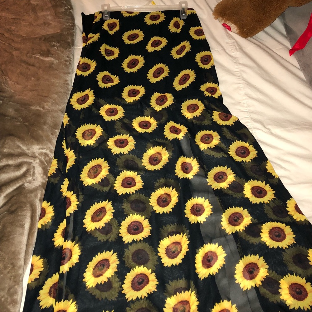 Sunflower Maxi Skirt